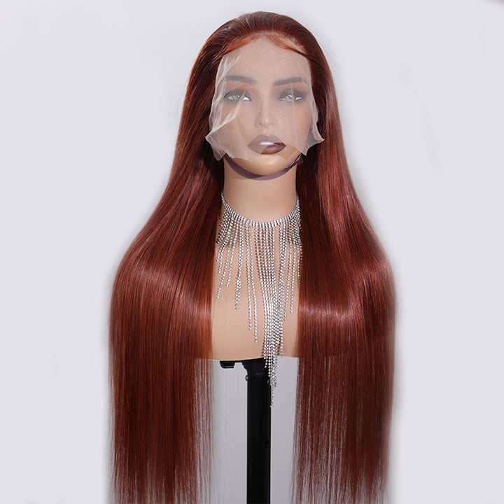 Flash Sale $159=28inch Wig| eullair TikTok Trendy Bomb Pre Colored 13x4 Lace Frontal Human Hair Wig Invisible Lace