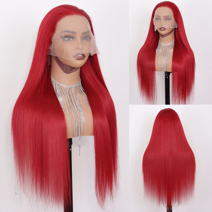 Flash Sale $159=28inch Wig| eullair TikTok Trendy Bomb Pre Colored 13x4 Lace Frontal Human Hair Wig Invisible Lace