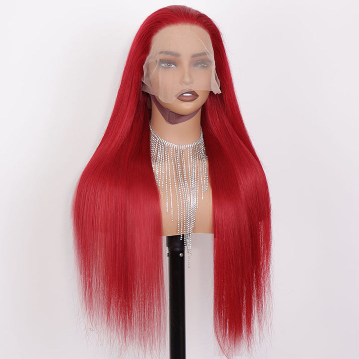 Flash Sale $159=28inch Wig| eullair TikTok Trendy Bomb Pre Colored 13x4 Lace Frontal Human Hair Wig Invisible Lace