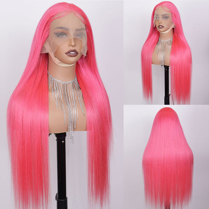 Flash Sale $159=28inch Wig| eullair TikTok Trendy Bomb Pre Colored 13x4 Lace Frontal Human Hair Wig Invisible Lace
