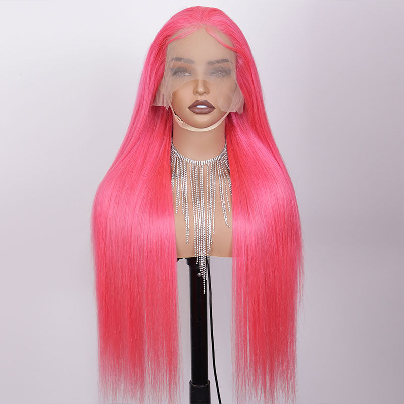Flash Sale $159=28inch Wig| eullair TikTok Trendy Bomb Pre Colored 13x4 Lace Frontal Human Hair Wig Invisible Lace