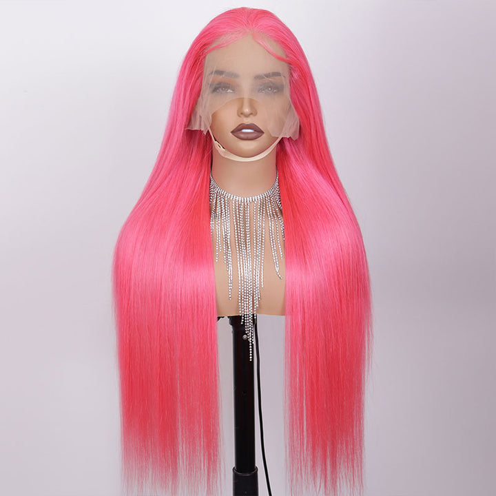 Flash Sale $159=28inch Wig| eullair TikTok Trendy Bomb Pre Colored 13x4 Lace Frontal Human Hair Wig Invisible Lace