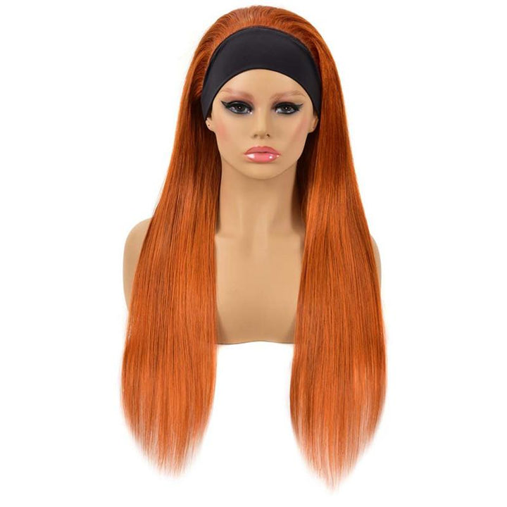 Trendy Baddie Look 4 Colors! eullair Glueless Easy Quick Install Straight Headband Human Hair Wig