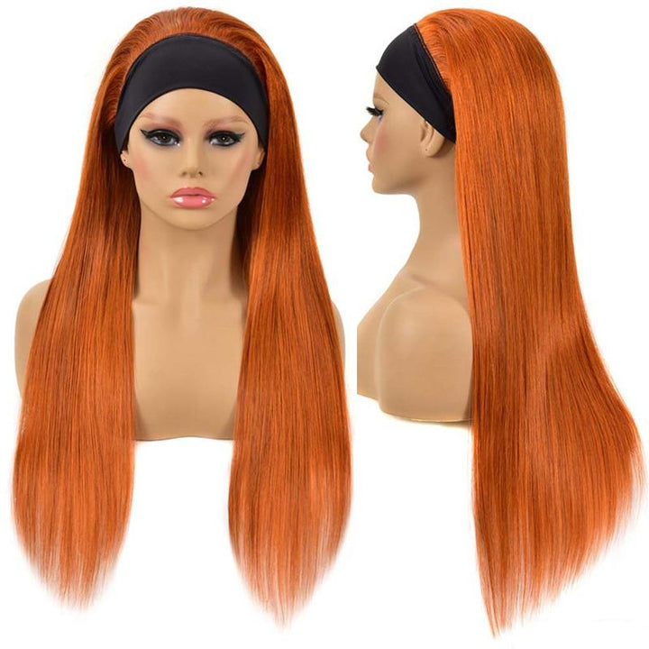 Trendy Baddie Look 4 Colors! eullair Glueless Easy Quick Install Straight Headband Human Hair Wig