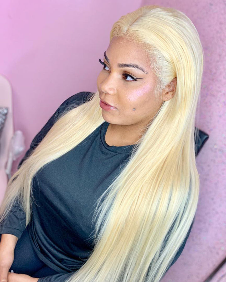 eullair Body Wave #613 Blonde Lace Frontal Wig Dye Friendly Transparent Lace | Blonde Baddie