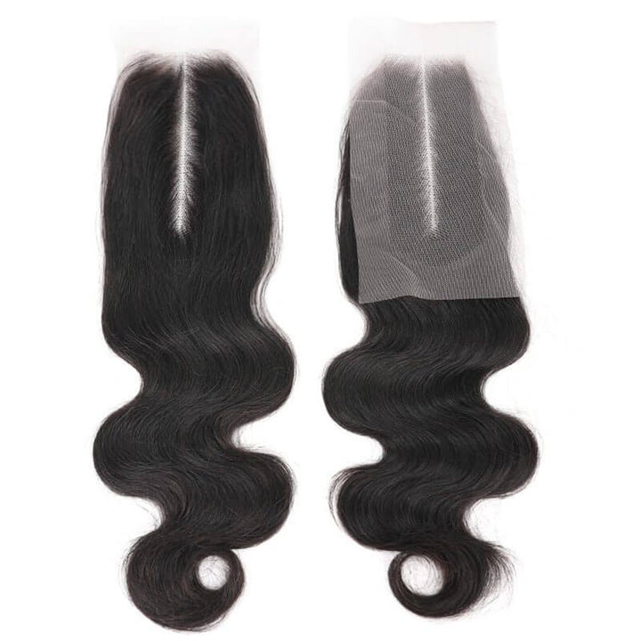 eullair Body Wave Bundles With Closure 3/4 PCS With 4x4 5x5 6x6 HD Lace Closure