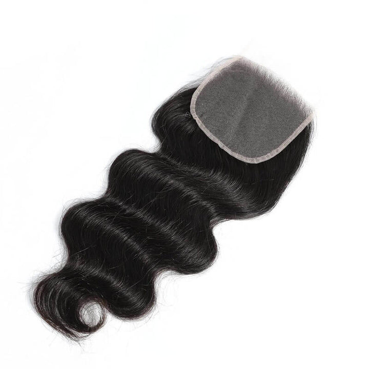 eullair Body Wave Bundles With Closure 3/4 PCS With 4x4 5x5 6x6 HD Lace Closure