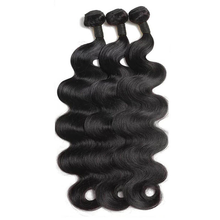 eullair Body Wave Bundles With Closure 3/4 PCS With 4x4 5x5 6x6 HD Lace Closure