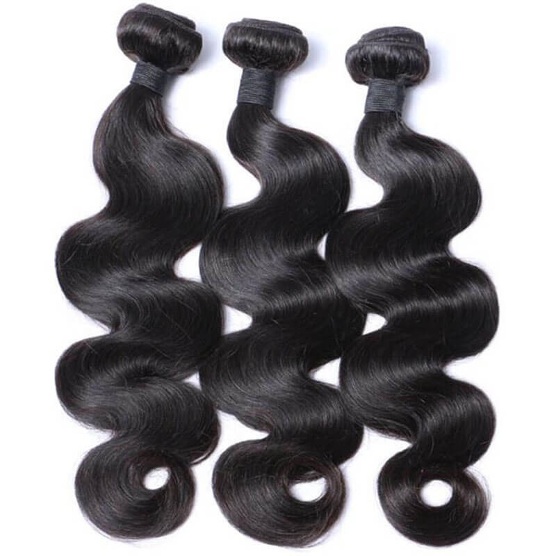 eullair Body Wave Bundles With Closure 3/4 PCS With 4x4 5x5 6x6 HD Lace Closure