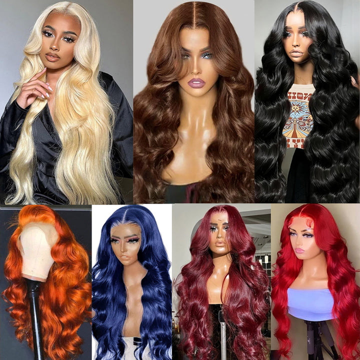 Flash Sale $159=28inch| Fabulous Fall Wavy Colored Wig! eullair Affordable Body Wave Human Hair 13x4 Lace Frontal Wig| Cost-effective Choice