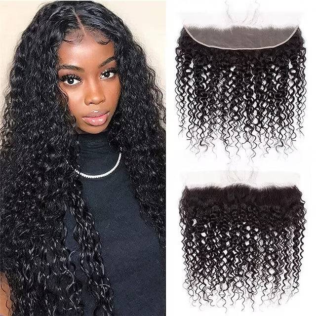 1 Piece Virgin Human Hair 13x4 Lace Frontal Medium Brown 10-20 Inches