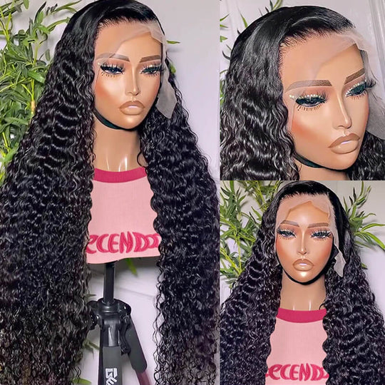 eullair Affordable & Beginner Friendly Deep Wave Lace Frontal Wig | Be ...