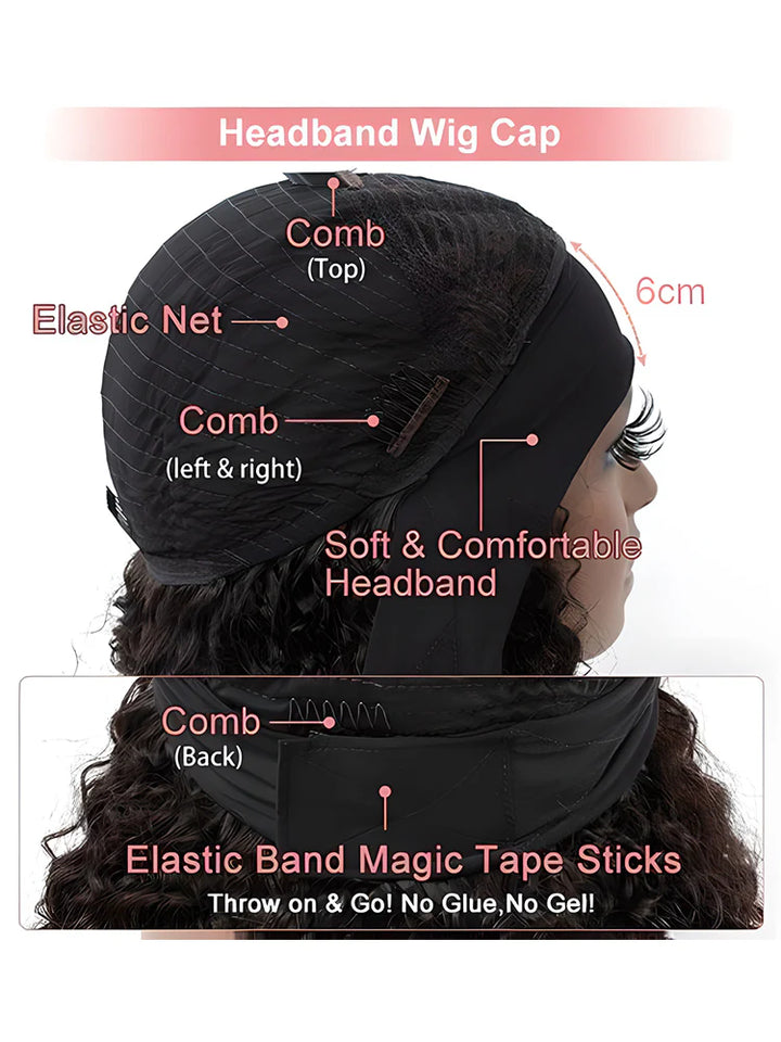 Super Easy Glueless Wig Install! eullair Human Hair Headband Wig | Beginners Friendly