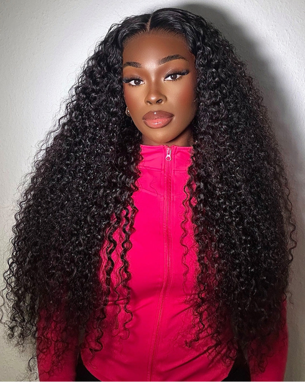 eullair 13X4 6X4 Drawstring Super Melted Glueless Wear Go Deep Curly Lace Frontal Wig | New Bomb Curly
 35