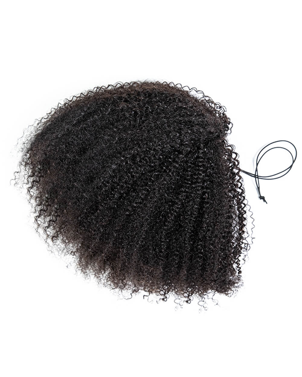 eullair 3 IN 1 Coily & Curly Half Wig 3C-4A Curly Drawstring Seamless Flip Half Wigs