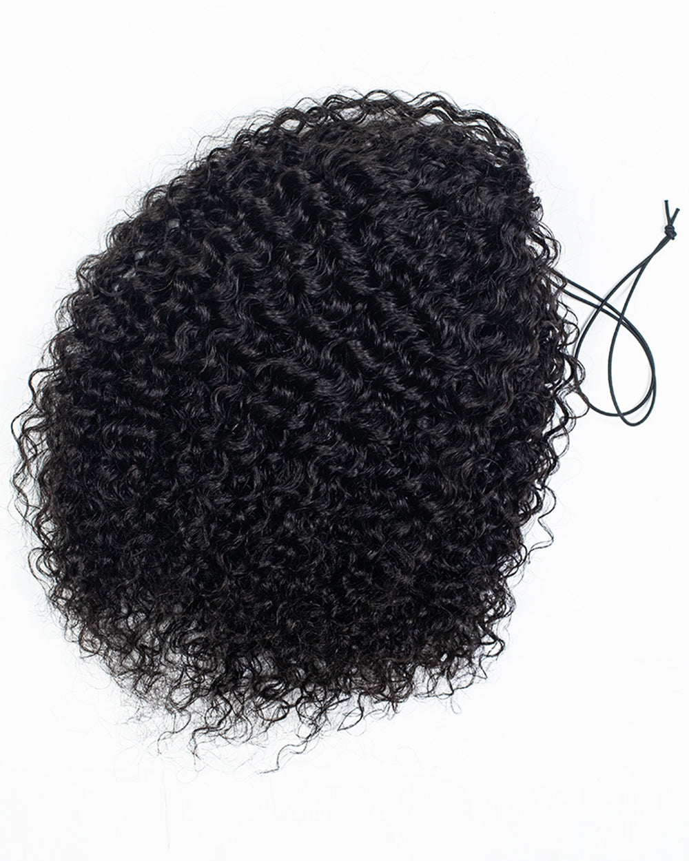 eullair 3 in 1 Water Curly Half Wig 100% Human Hair Natural Volume Soft Defined Curls