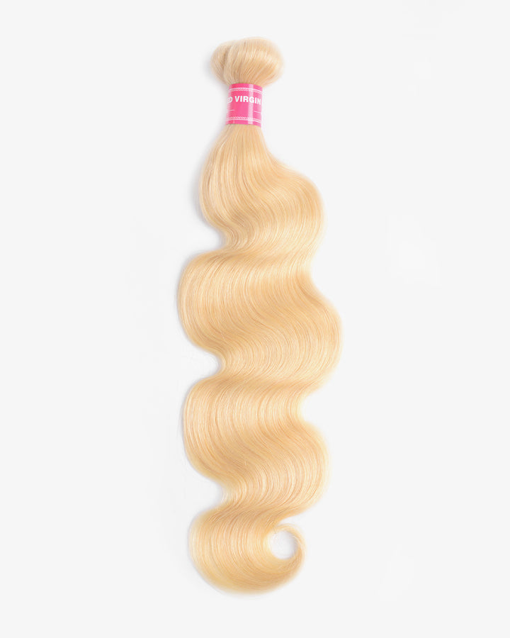 eullair 613 Blonde Body Wave Weave Bundles With Closure 3 Pack Bundles And 4x4 Closure High Quality Virgin Human Hair