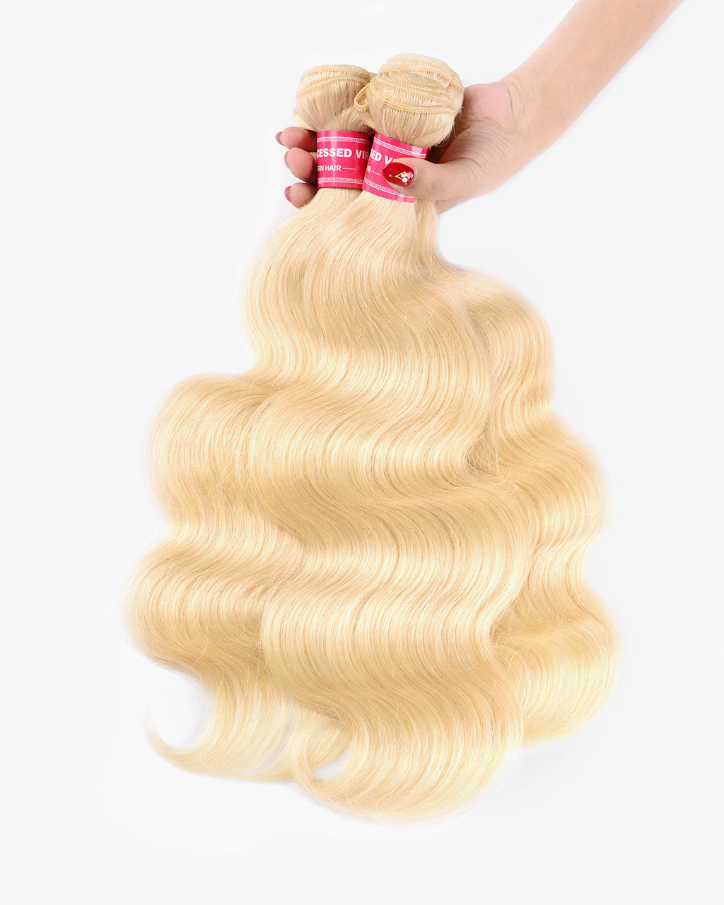 eullair 613 Blonde Body Wave Weave Bundles With Closure 3 Pack Bundles And 4x4 Closure High Quality Virgin Human Hair