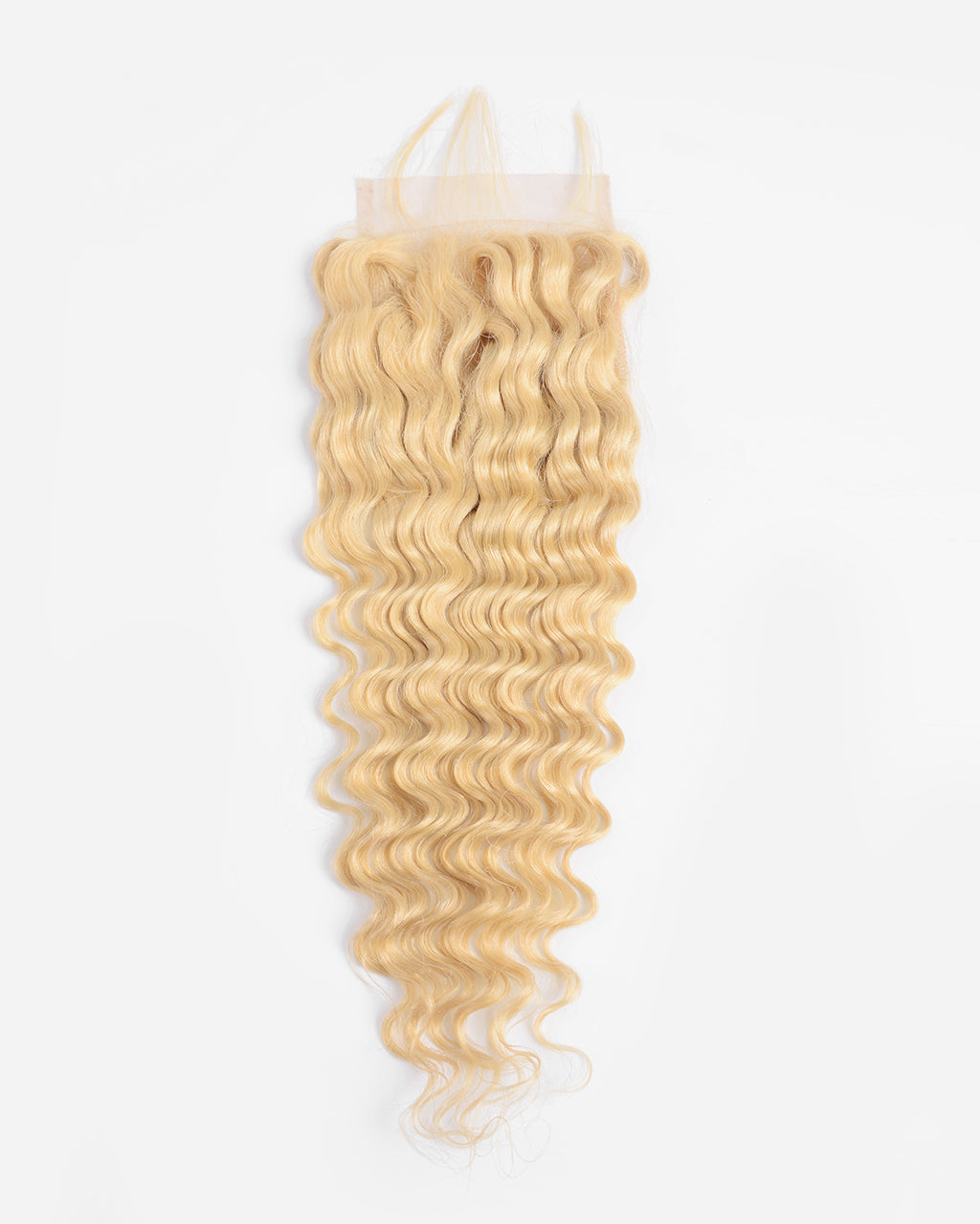 eullair 613 Blonde Deep Wave Hair Extensions 3 Bundles With Lace Closure Premium Virgin Human Hair