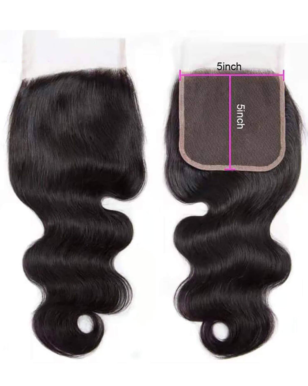 Eullair Body Wave Bundles with Closure & Frontal – 3 Bundles Human Hair Deals with 4x4/ 5x5/ 13x4/ 13x6 Frontal