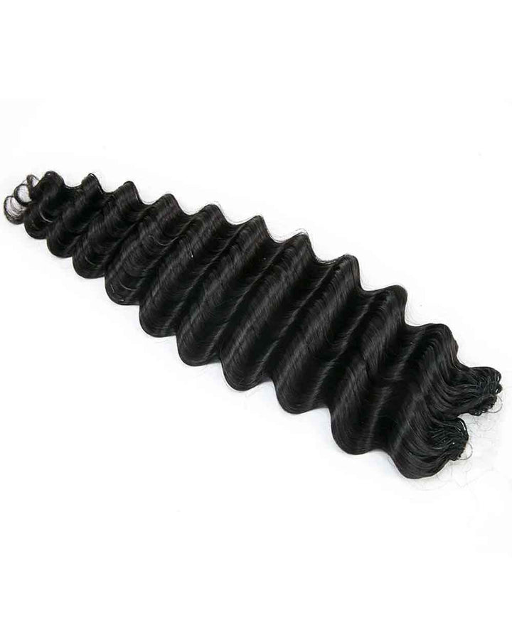 eullair Deep Wave Crochet Braiding Hair - Bleachable 100% Virgin Human Hair