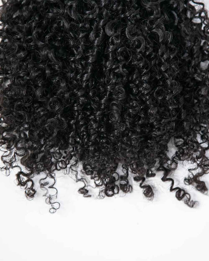 eullair Feather Crochet Curly Hair - 3C-4A Kinky Coily 100% Human Hair Pre-Looped