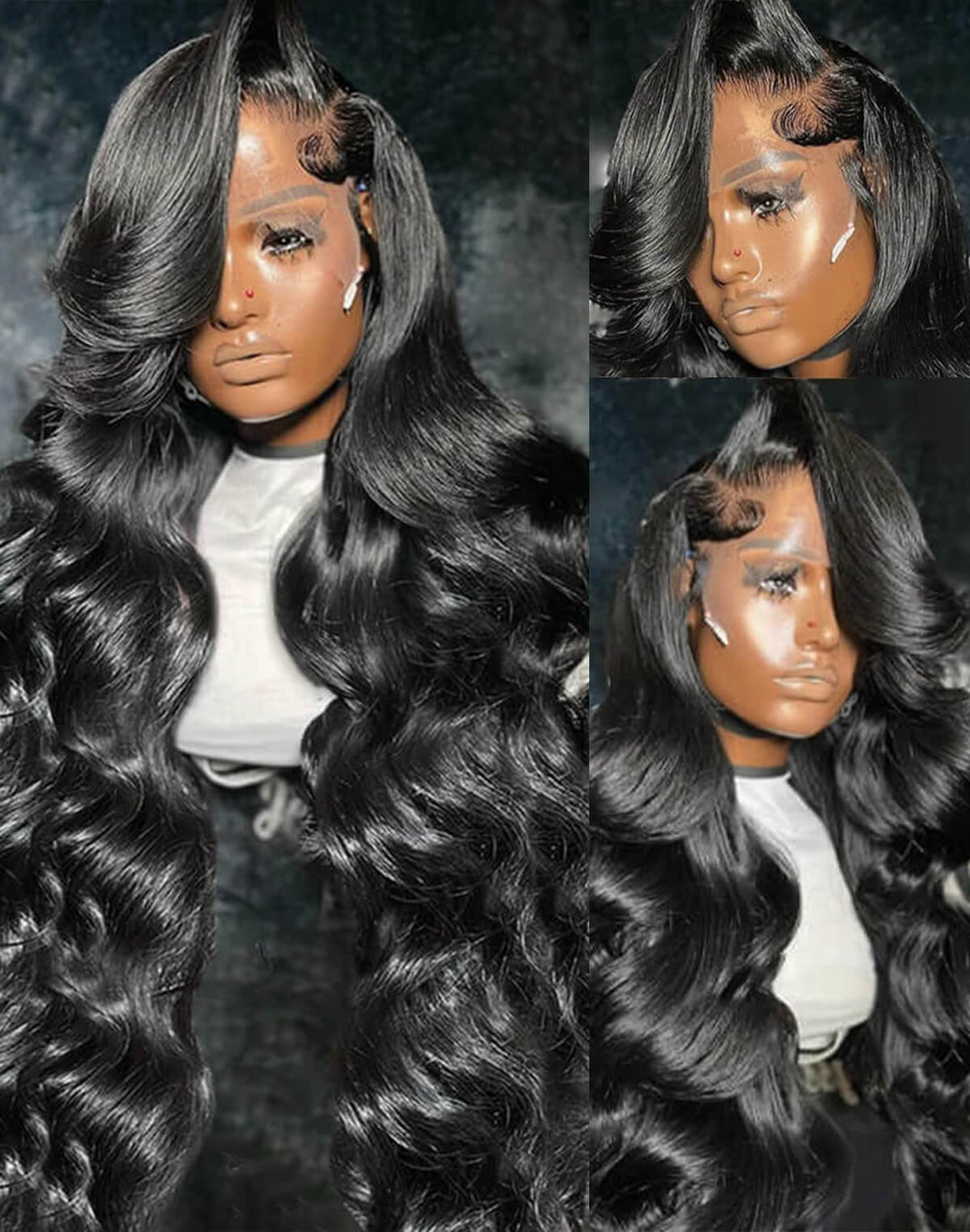 eullair Pull & Go Body Wave Wig Drawstring 9x6 Glueless Lace Wigs Pre-Bleached Beginner Friendly
