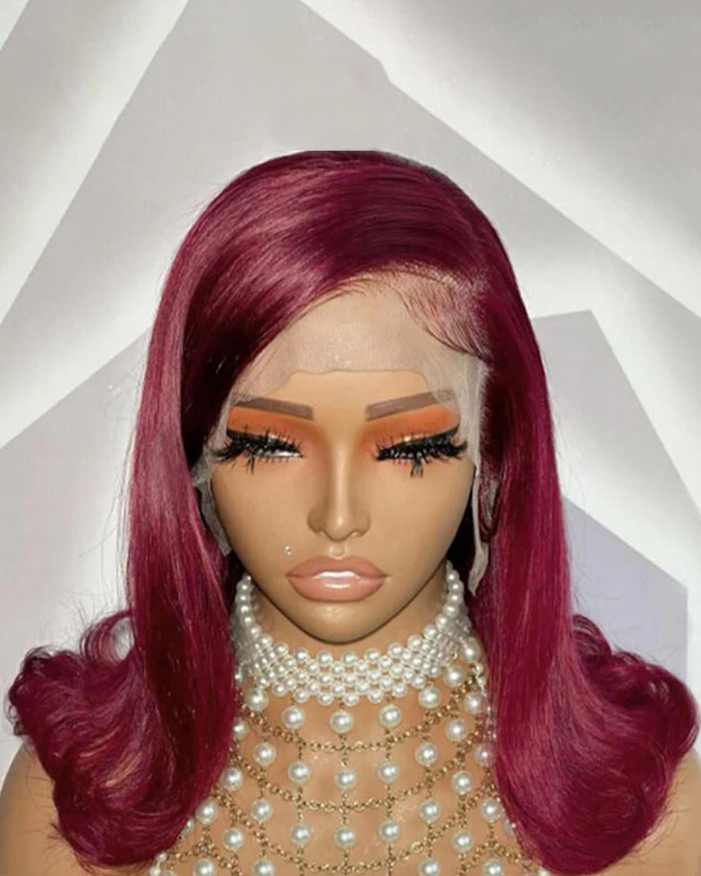 eullair Side Part Short Styled Retro Flip Ends BOB Wigs 13x4 Lace Frontal Human Hair Wig  For Women
