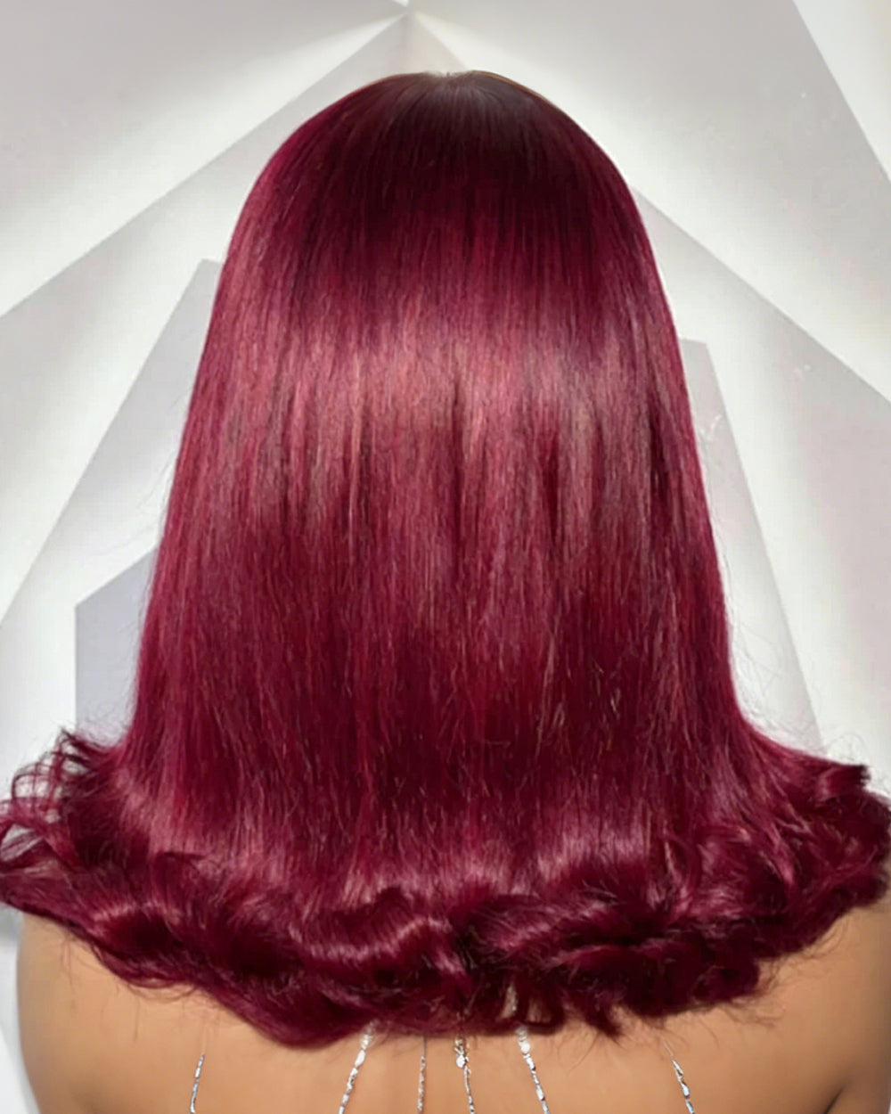 eullair Side Part Short Styled Retro Flip Ends BOB Wigs 13x4 Lace Frontal Human Hair Wig  For Women