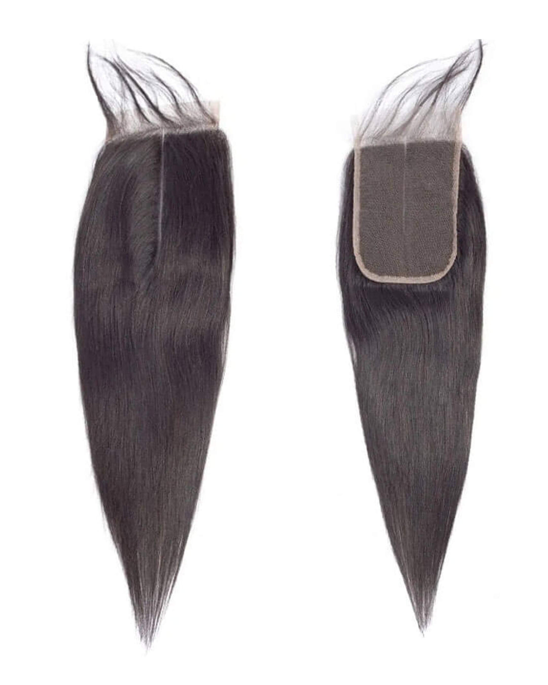 Eullair Straight Bundles with Closure & Frontal – 3 Bundles Human Hair Deals with 4x4/ 5x5/ 13x4/ 13x6 Frontal