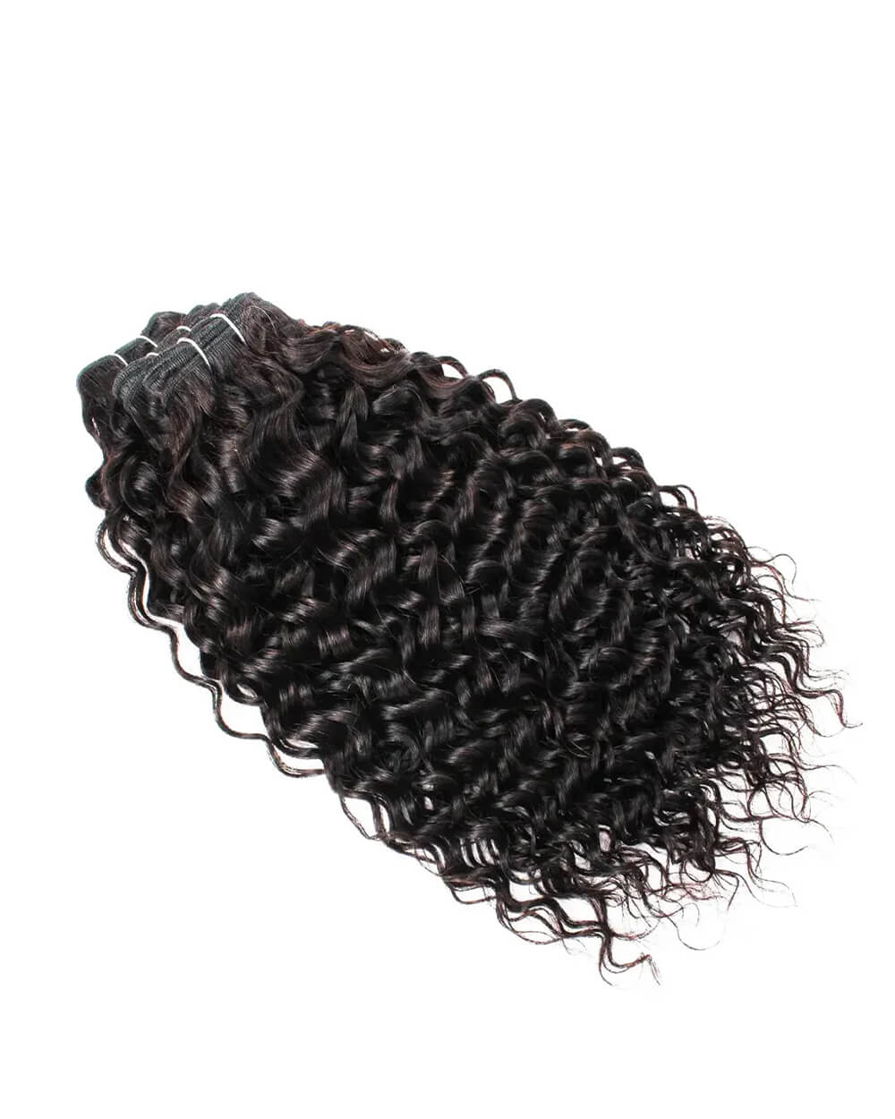 eullair Water Wave Bundles with 2x6 Closure - Pre-plucked Natural Hairline Invisible Swiss Lace Human Hair