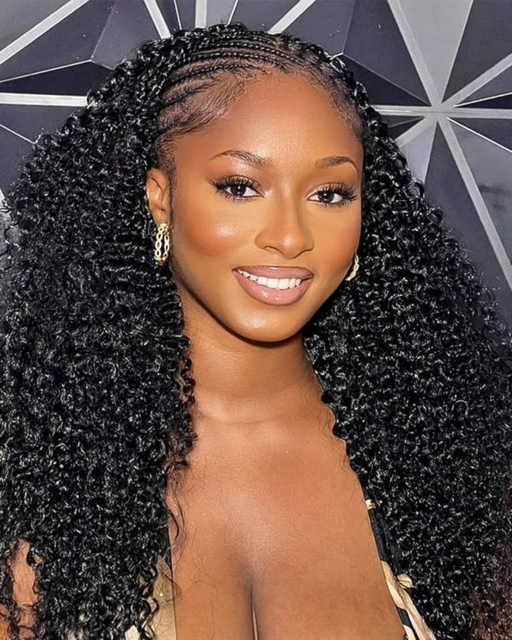 eullair 13x4 6x4 Super Affordable Curly Wig Most Natural Lace Frontal Wig | Vacation Choice