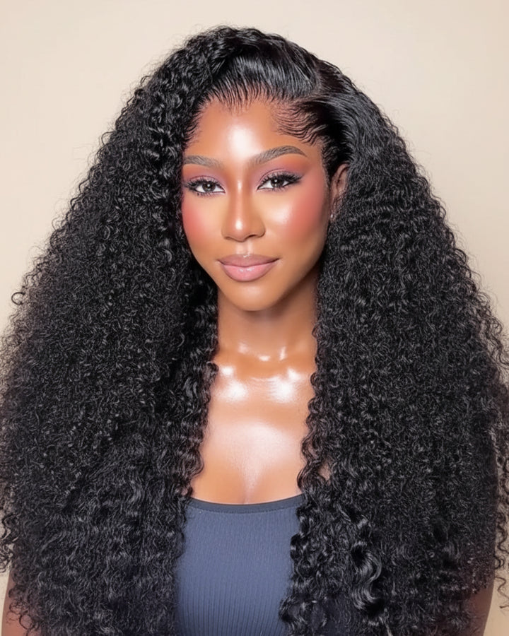 eullair 13x4 6x4 Super Affordable Curly Wig Most Natural Lace Frontal Wig | Vacation Choice
