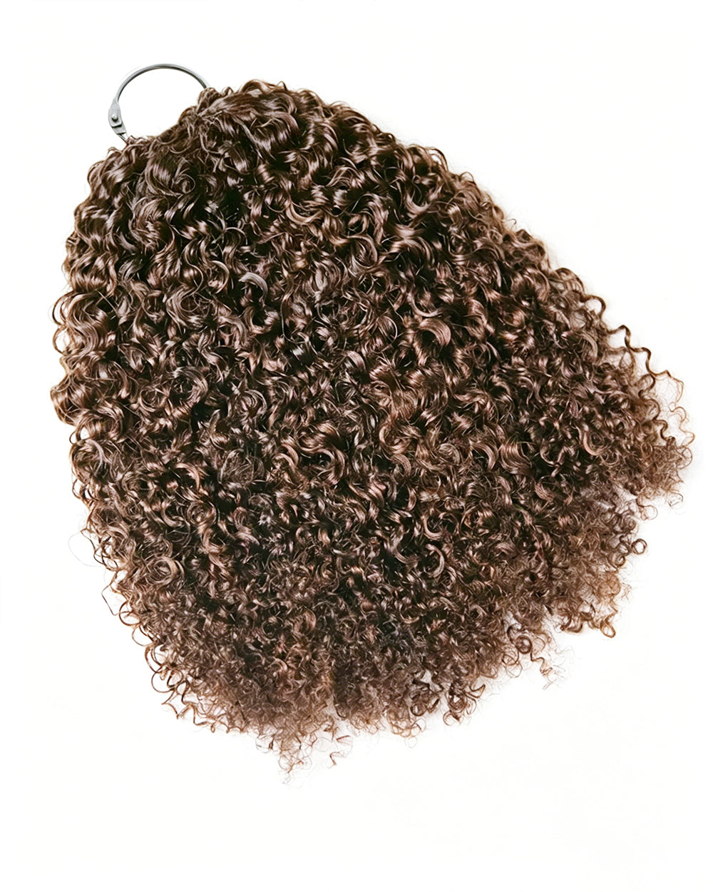eullair #4 Chocolate Brown Curly Crochet Hair Soft Lightweight Defined Curl Pattern Natural Style