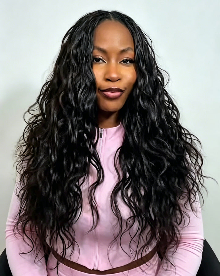 eullair Body Wave Crochet Hair - 60g Pack (50 Strands) for Extra Volume