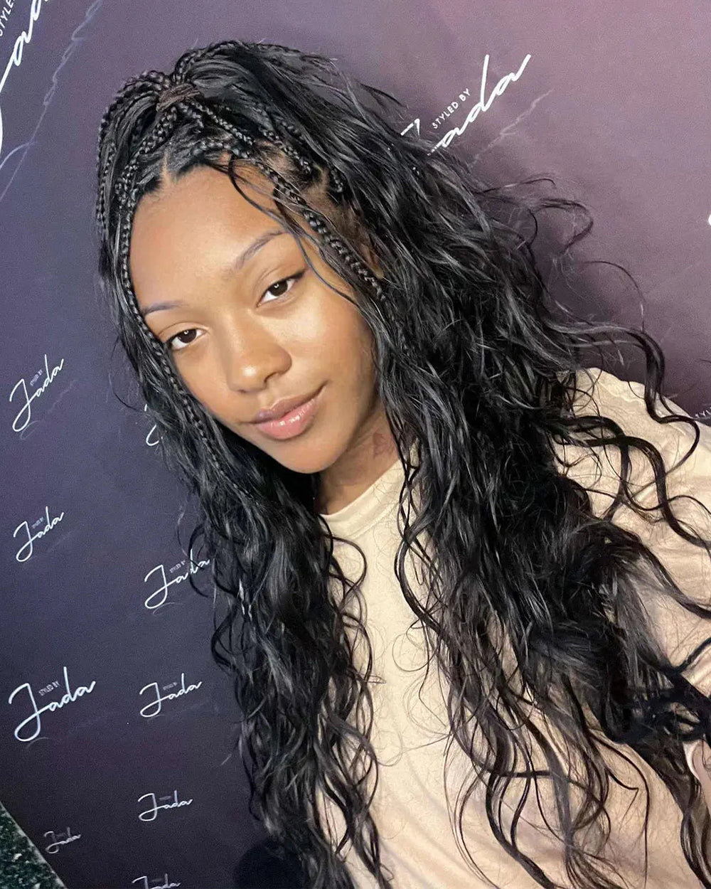 eullair Body Wave Natural Black Hair Bulk for Knotless Braids & Boho Styles | 65g Pack