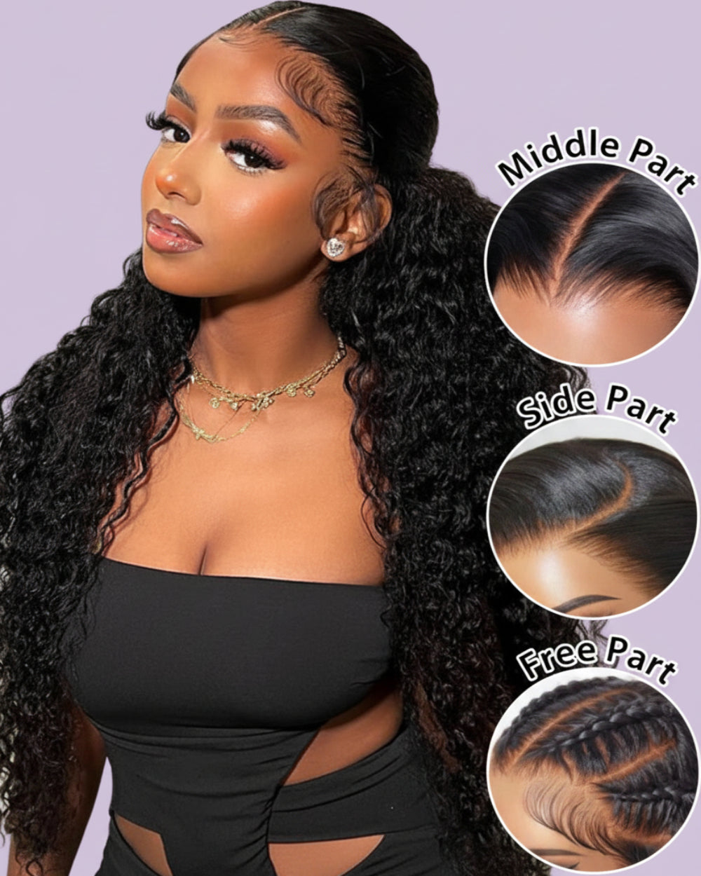 eullair Drawstring 6x4 13x4 Glueless Upgrade Affordable & Beginner Friendly Deep Wave Lace Frontal Wig | Best Seller