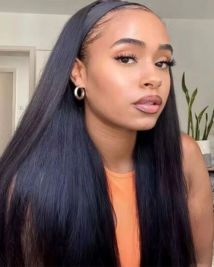 Super Easy Glueless Wig Install! eullair Human Hair Headband Wig | Beginners Friendly