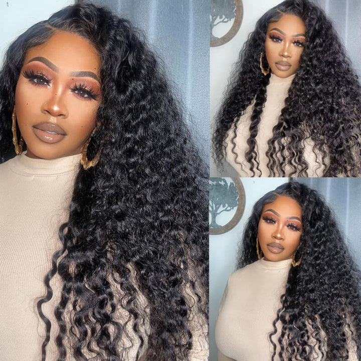 eullair Super Affordable Curly Wig Most Natural Lace Frontal Wig | Vacation Choice