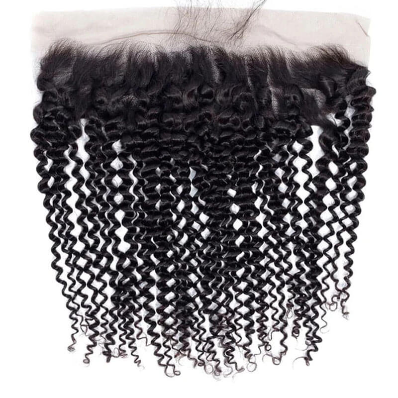 eullair Kinky Curly Hair Bundles With Closure 3/4 PCS With 4x4 5x5 2x6 Lace Closure