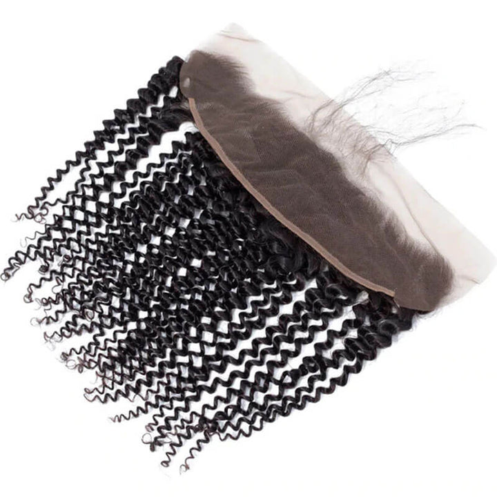 eullair Kinky Curly Hair Bundles With Closure 3/4 PCS With 4x4 5x5 2x6 Lace Closure