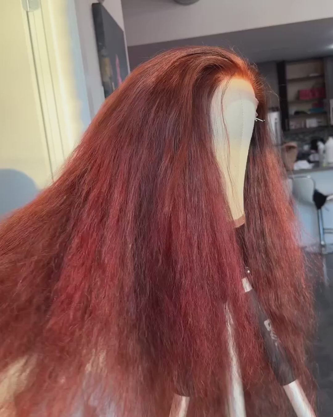 eullair Reddish Ginger Lace Front Human Hair Wig | 13x4 & 6x4 HD Lace, Pre-Colored & Ready to Wear