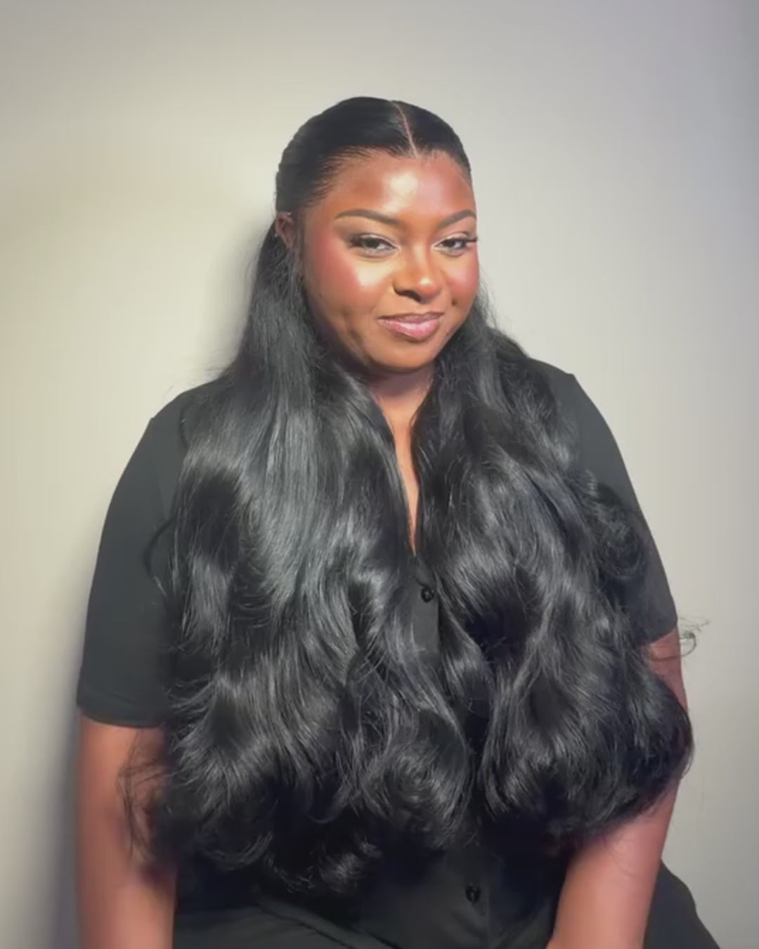 eullair 15A Raw Super Double Drawn Body Wave Bundles Human Quick Weave 3/4 Bundles No Tangle