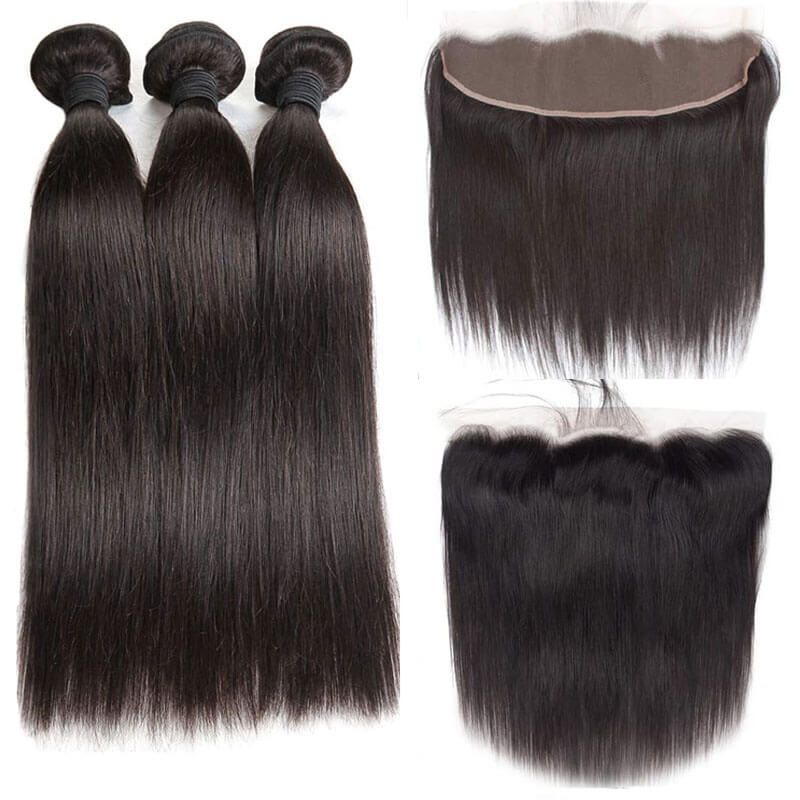 Bundles With Closure & Frontal – eullair- Human Virgin Hair