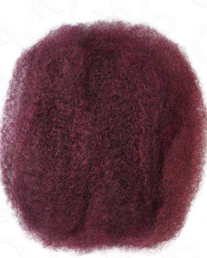 eullair Mini Twist Human Hair 99J Afro kinky Bulk Hair Extensions For Twist Braiding Dreadlock Human Hair - Natural Black Afro Kinky Texture