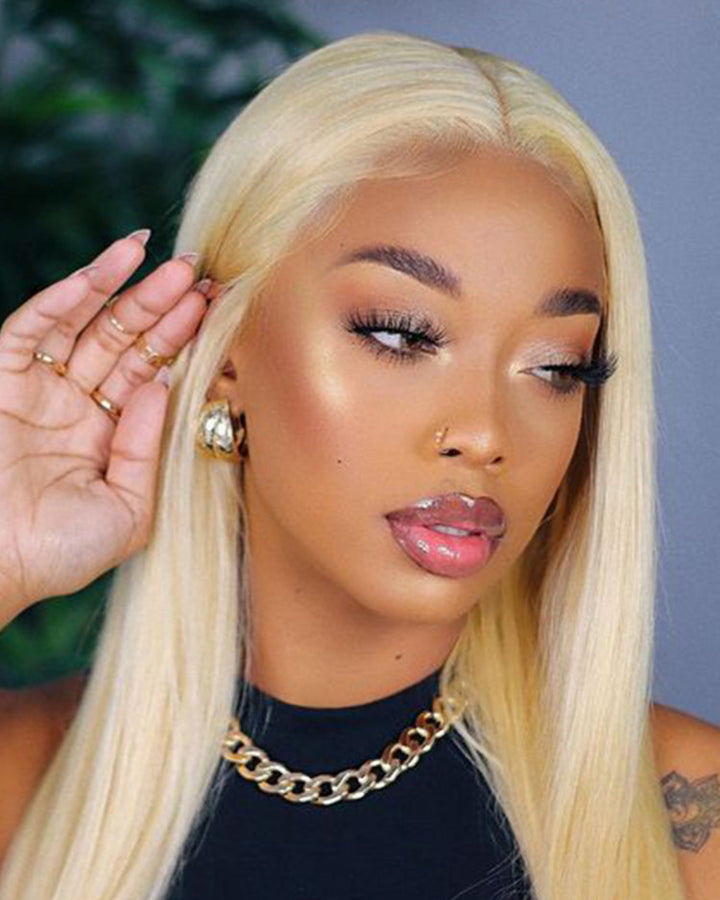 eullair Body Wave #613 Blonde Lace Frontal Wig Dye Friendly Transparent Lace | Blonde Baddie