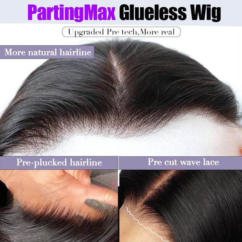 eullair Lace Front Wigs 7x6 9x6 PartingMax Glueless Wigs Human Hair Pre Plucked Water Wave Bye Bye Knots Pre Cut Lace Wig for Black Women