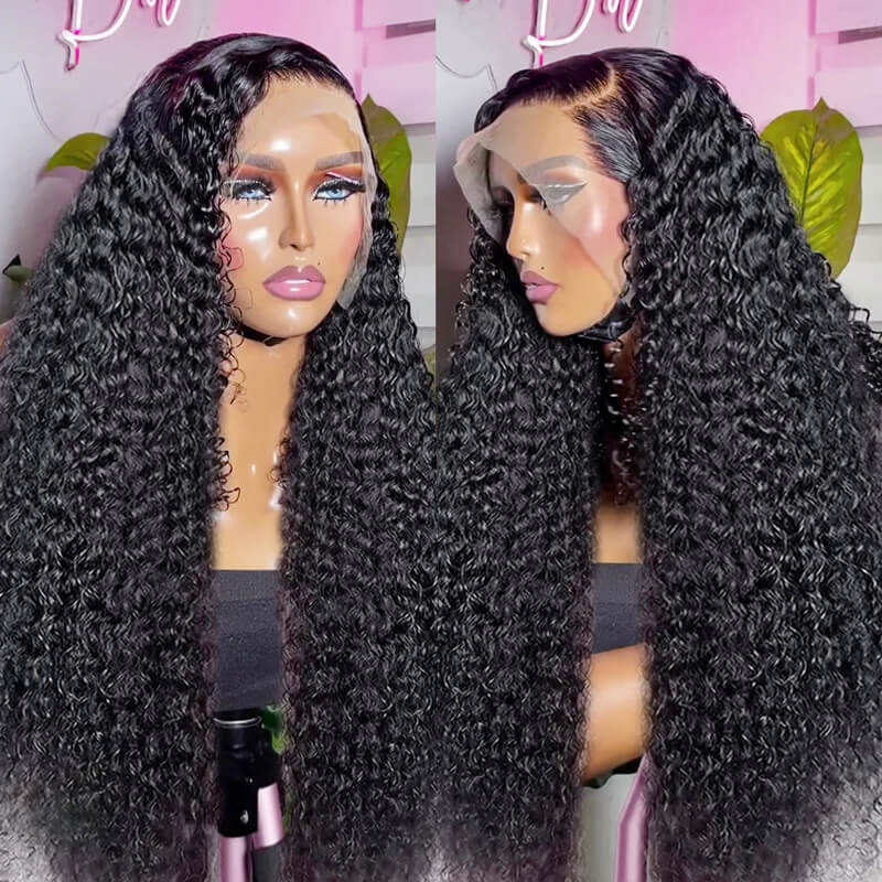 eullair Stunning Wet Look Water Wave HD Lace Front Wig | Low Maintenance Wig