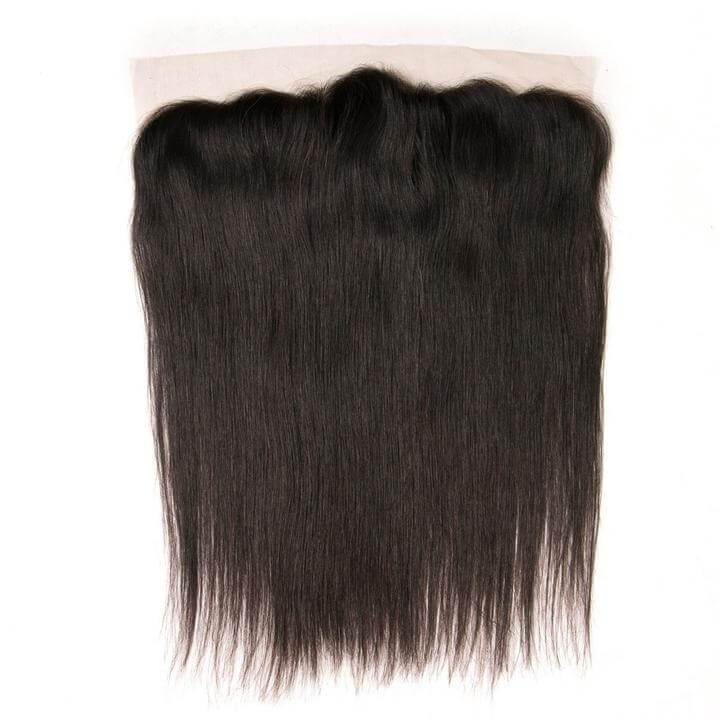 1 Piece Virgin Human Hair 13x4 Lace Frontal Medium Brown 10-20 Inches