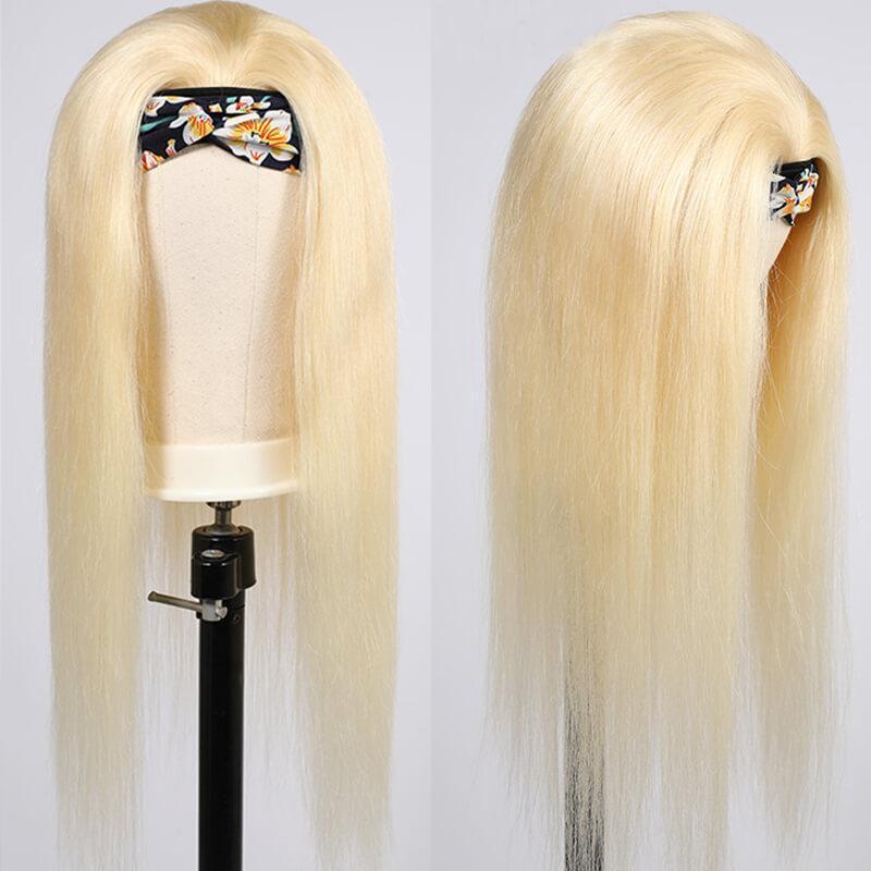 32 Inches! eullair Easy Install 613 Blonde Headband Human Hair Wig | Hair On Fleek-Human Hair Wigs-eullair-eullair- Human Virgin Hair